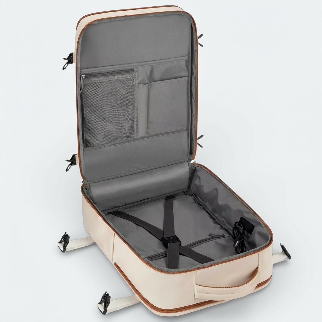 Sac à Dos de Voyage pour Cabine d'Avion Bleu Brume - | AïtaVia