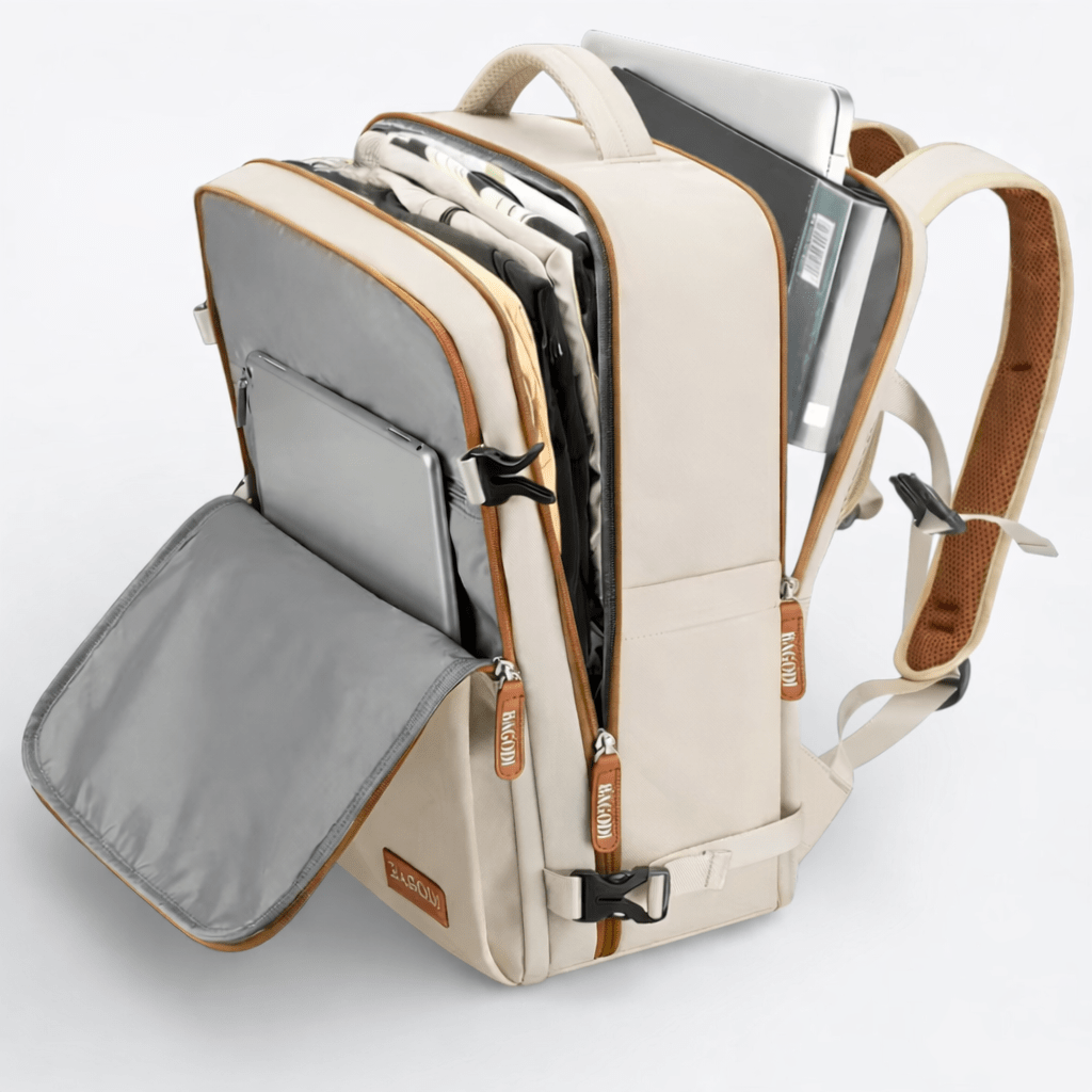 Sac à Dos de Voyage pour Cabine d'Avion Bleu Brume - | AïtaVia