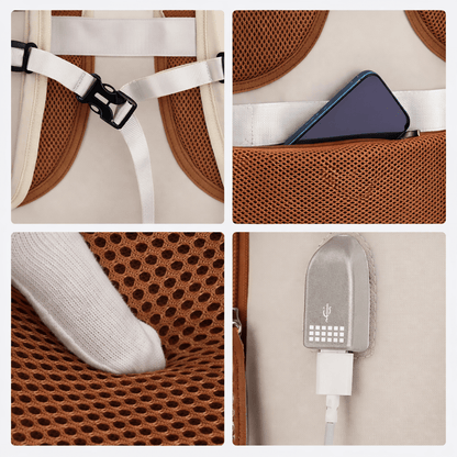 Sac à Dos de Voyage pour Cabine d'Avion Bleu Brume - | AïtaVia