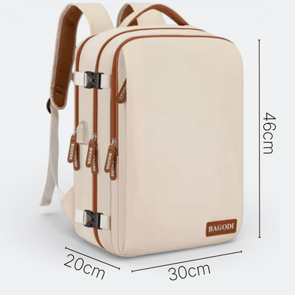 Sac à Dos de Voyage pour Cabine d'Avion Bleu Brume - | AïtaVia