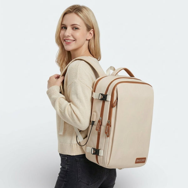 Sac à Dos de Voyage pour Cabine d'Avion Bleu Brume - | AïtaVia