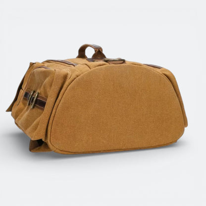 Sac à Dos en Toile Cirée Gris Mauve - | AïtaVia