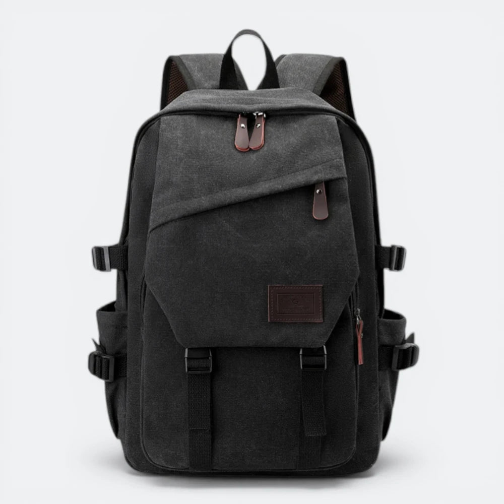 Sac à Dos en Toile Gris Charbon - | AïtaVia