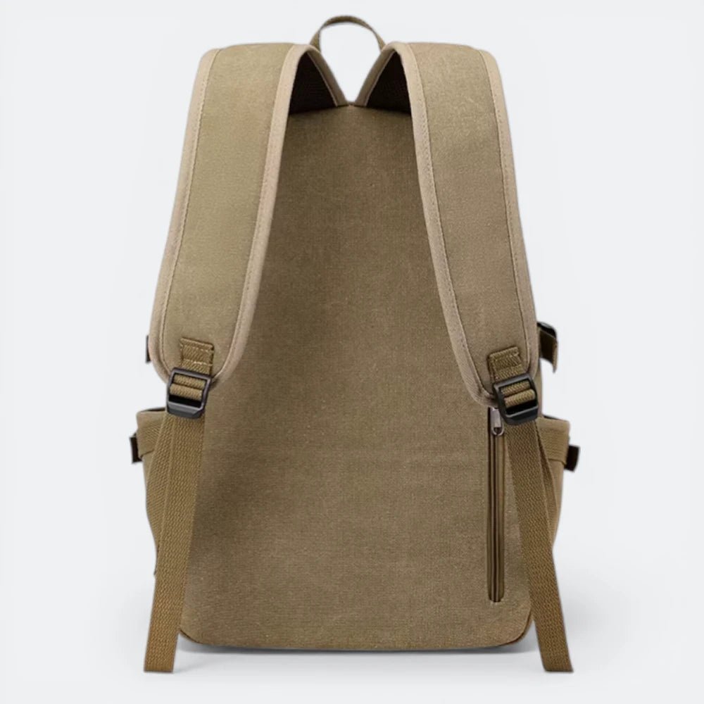 Sac à Dos en Toile Gris Taupe - | AïtaVia