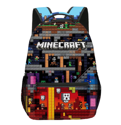 Cartable Minecraft - Sac à dos enfant - Jeu vidéo