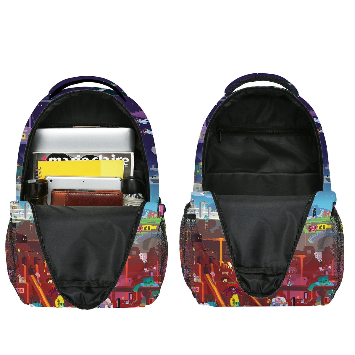 Cartable Minecraft - Sac à dos enfant - Jeu vidéo