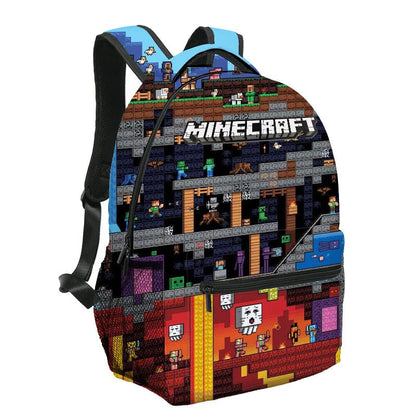Cartable Minecraft - Sac à dos enfant - Jeu vidéo