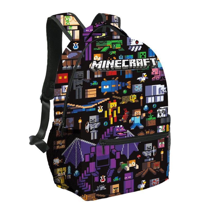 Cartable Minecraft - Sac à dos enfant - Jeu vidéo