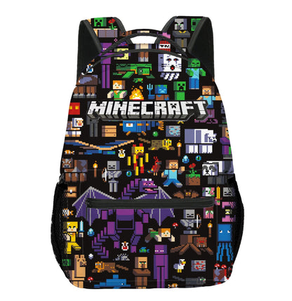 Cartable Minecraft - Sac à dos enfant - Jeu vidéo