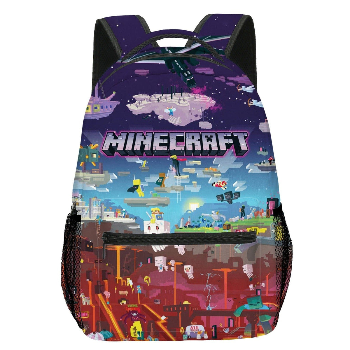 Cartable Minecraft - Sac à dos enfant - Jeu vidéo