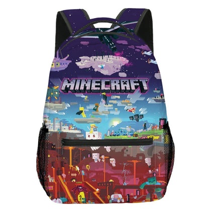Cartable Minecraft - Sac à dos enfant - Jeu vidéo