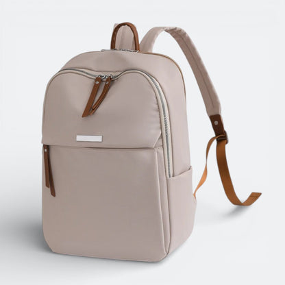 Sac à Dos Étudiant Ordinateur Taupe Clair - | AïtaVia