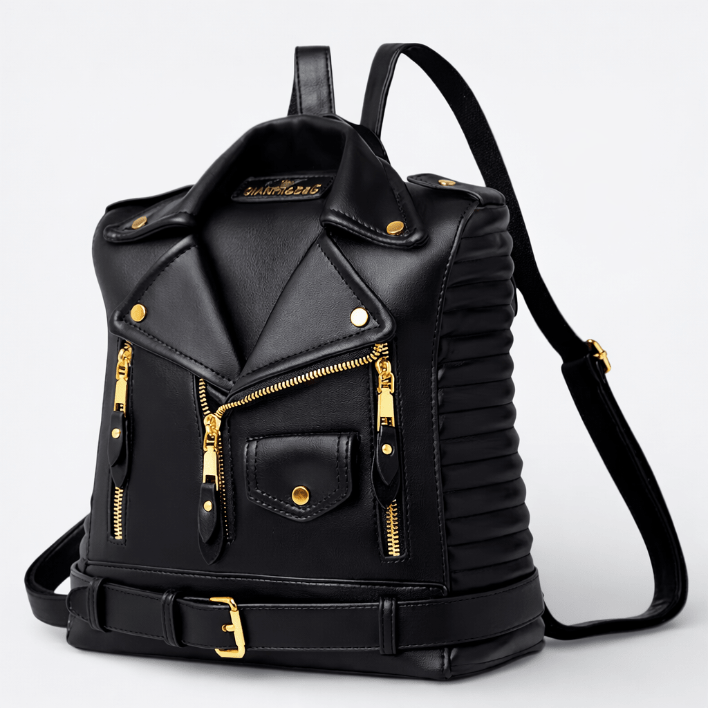 Sac à Dos Femme avec Fermetures Éclair Noir - | AïtaVia