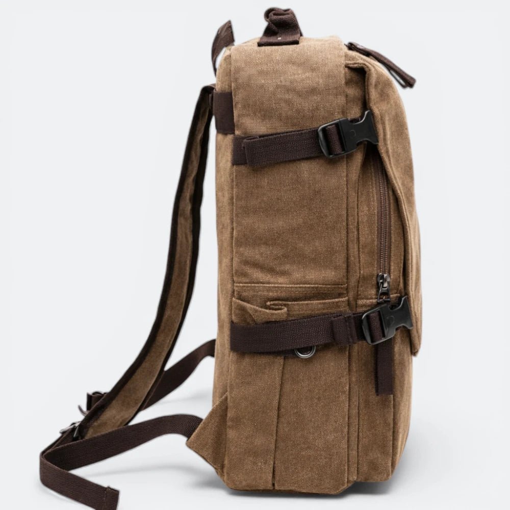 Sac à Dos Homme en Toile Gris Charbon - | AïtaVia