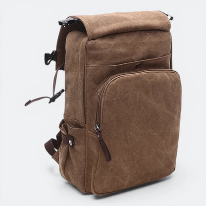 Sac à Dos Homme en Toile Gris Charbon - | AïtaVia