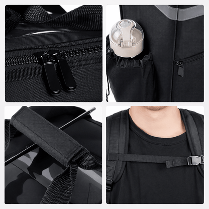 Sac à Dos Isotherme Grande Capacité Noir Charbon - | AïtaVia