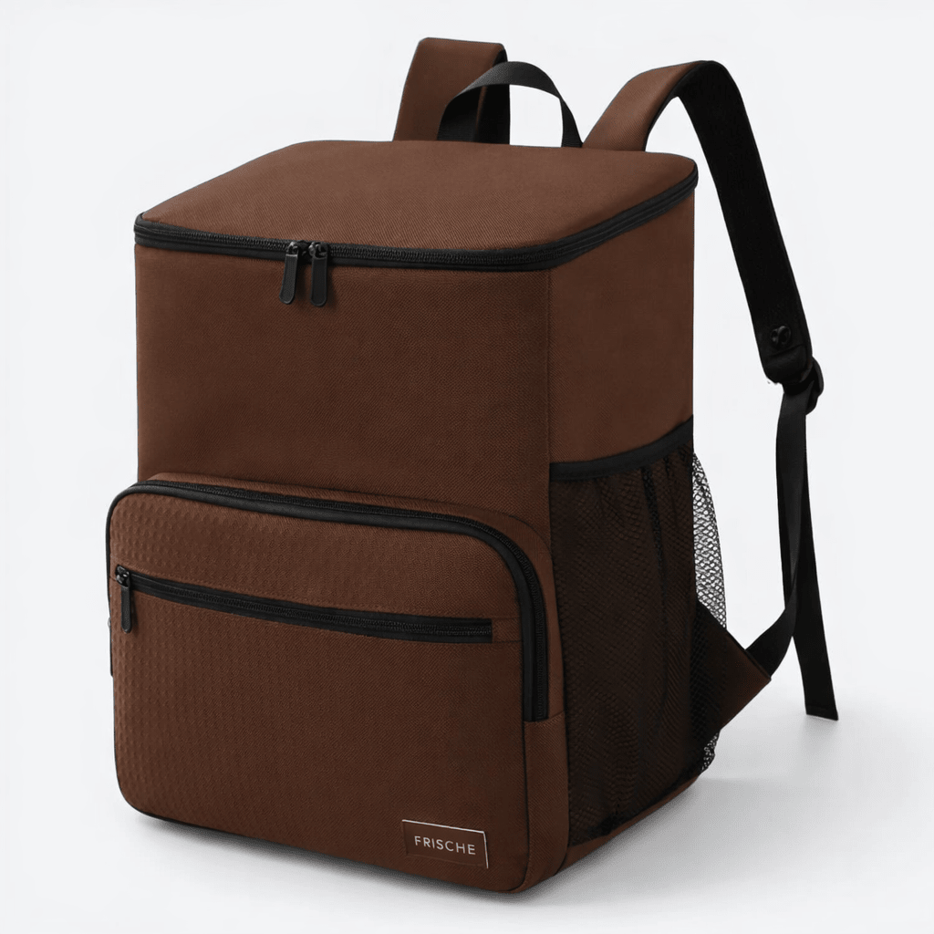 Sac à Dos Isotherme Grande Contenance Brun Café - | AïtaVia