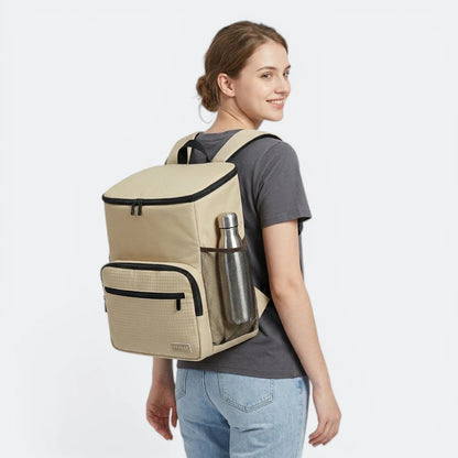 Sac à Dos Isotherme Grande Contenance Brun Café - | AïtaVia