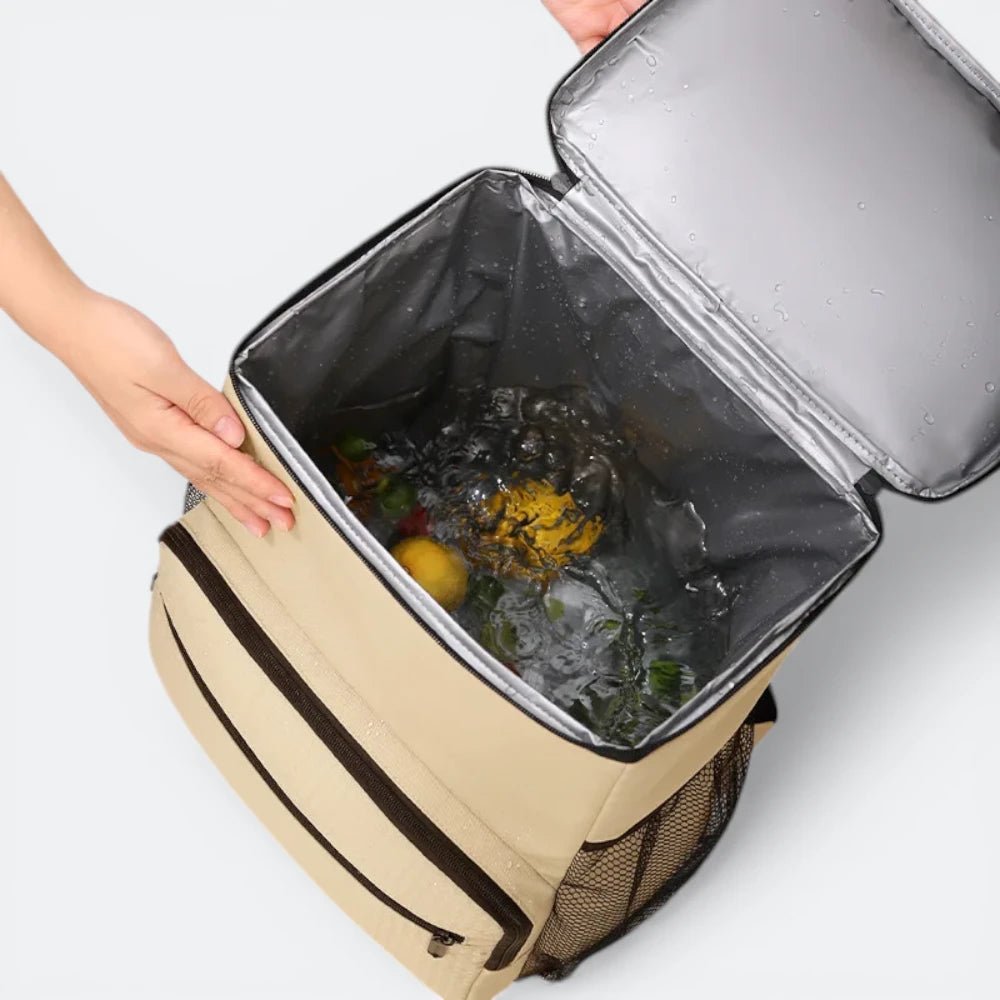 Sac à Dos Isotherme Grande Contenance Brun Café - | AïtaVia