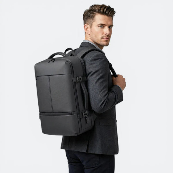 Sac à Dos Léger Multi Poches Gris Acier - | AïtaVia