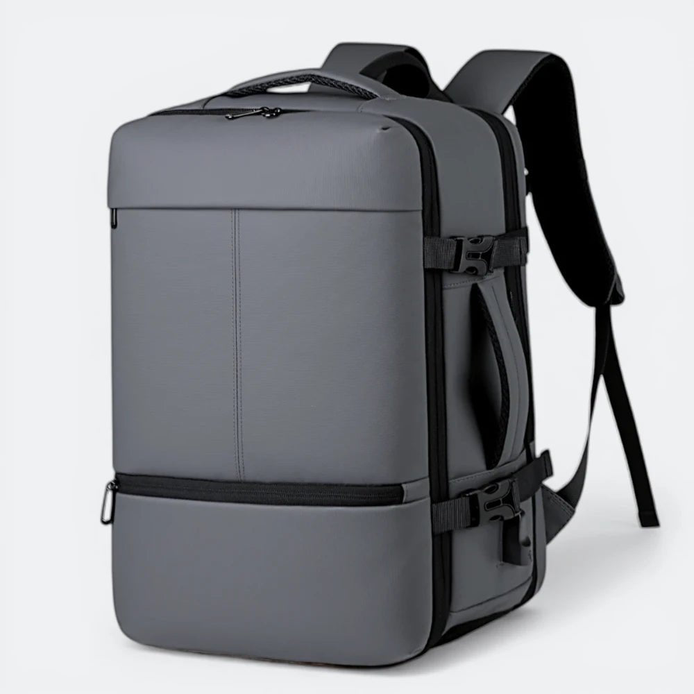 Sac à Dos Léger Multi Poches Gris Acier - | AïtaVia