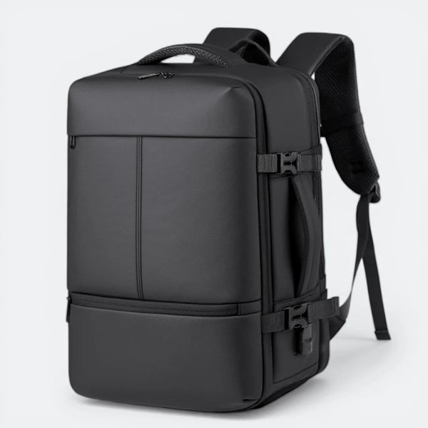 Sac à Dos Léger Multi Poches Noir - | AïtaVia