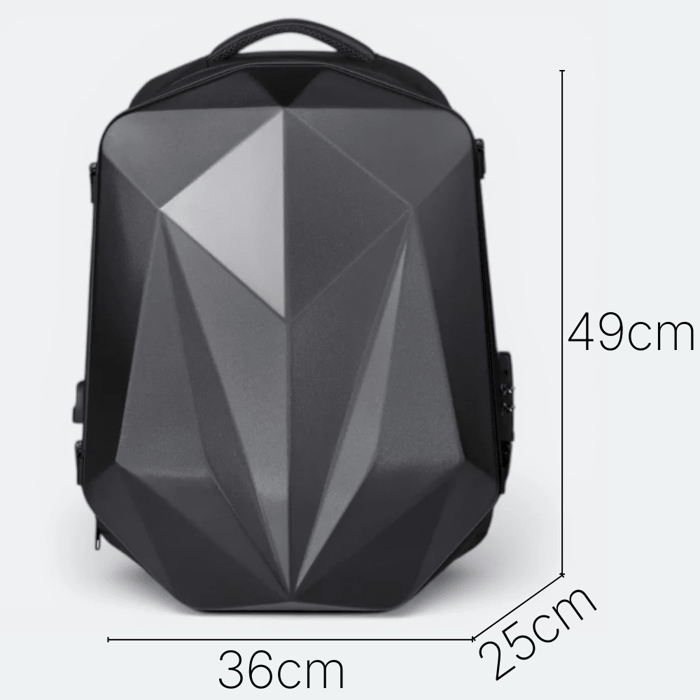 Sac à Dos Moto Grande Capacité Gris Perle - | AïtaVia