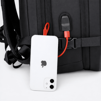 Sac à Dos Moto Grande Capacité Gris Perle - | AïtaVia