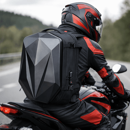 Sac à Dos Moto Grande Capacité Gris Perle - | AïtaVia