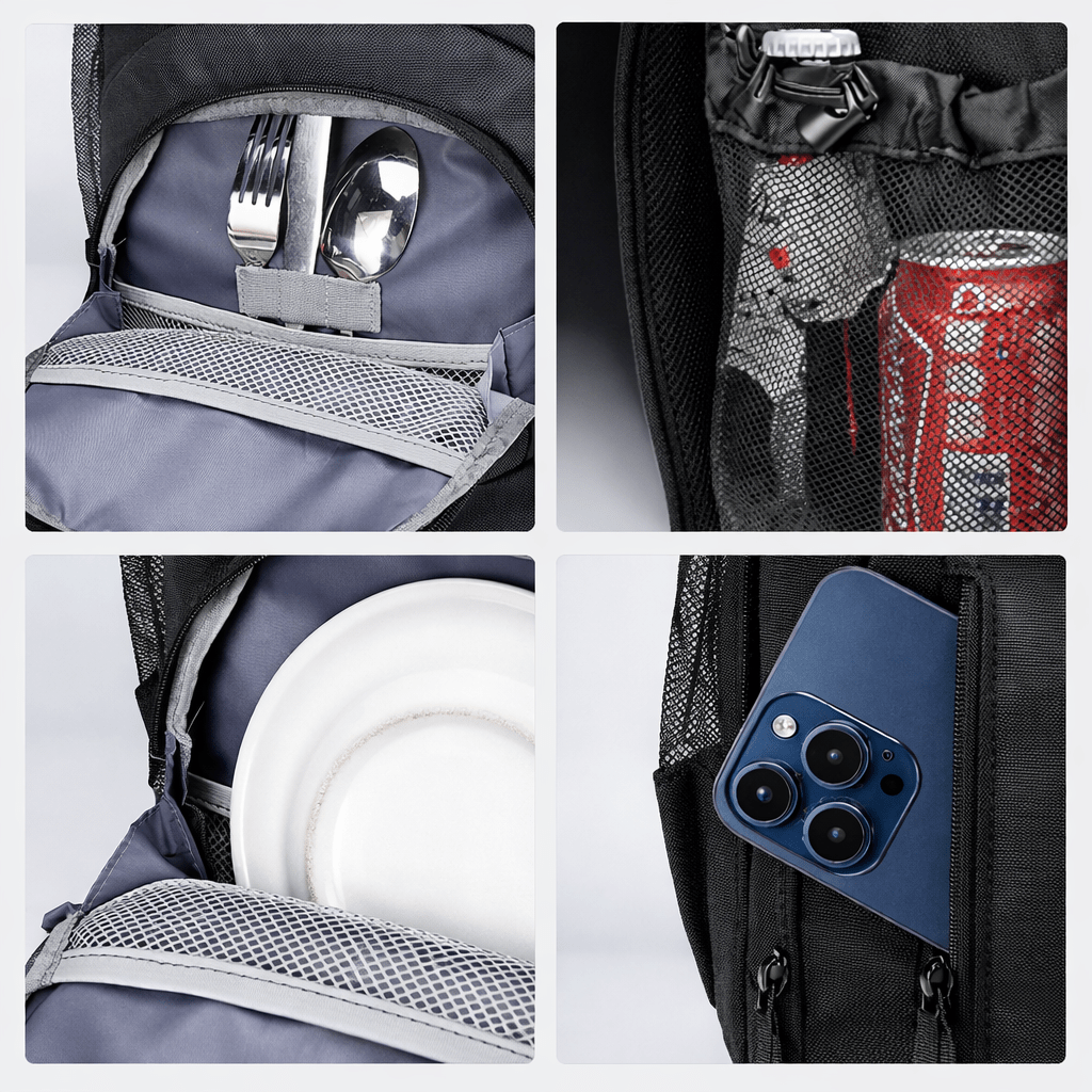 Sac à Dos Pique - Nique Isotherme Jaune Doré - | AïtaVia