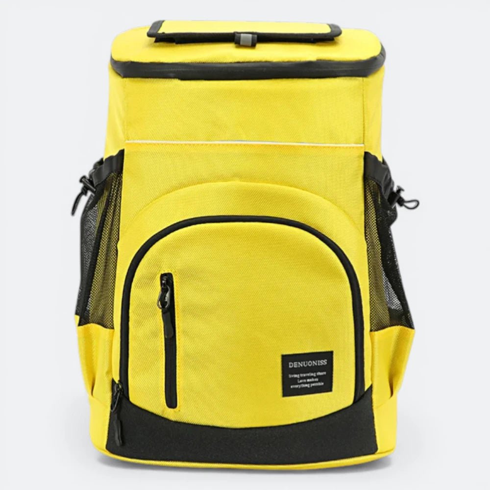 Sac à Dos Pique - Nique Isotherme Jaune Doré - | AïtaVia