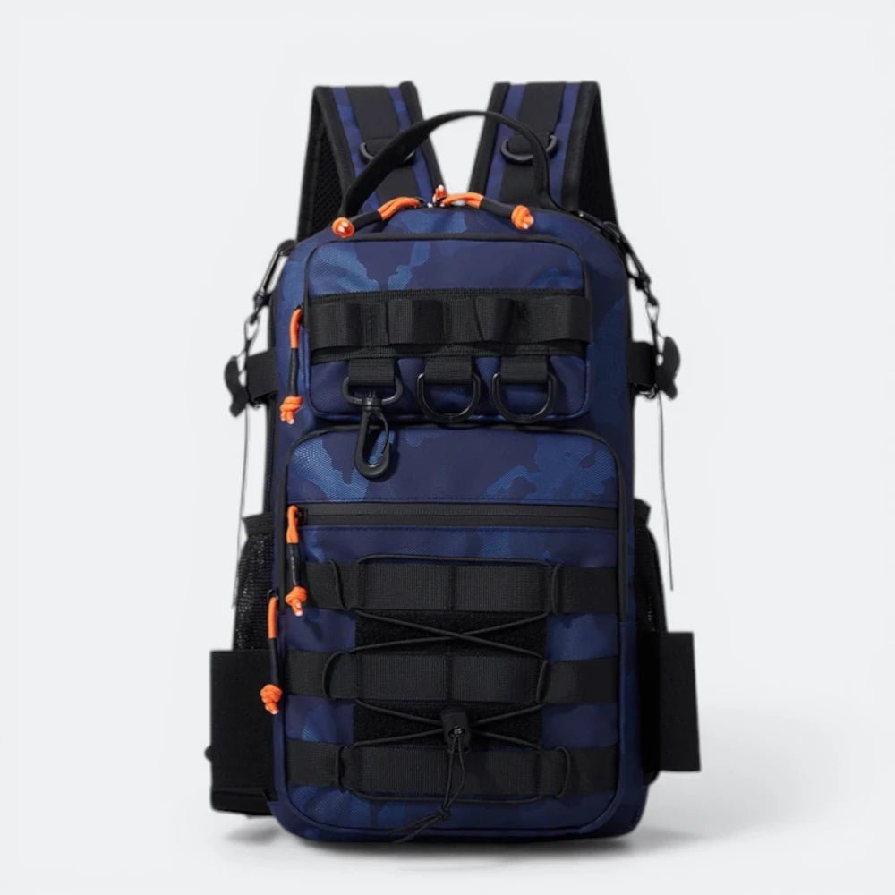 Sac à Dos Pour la Pêche Camouflage Bleu Nuit - | AïtaVia