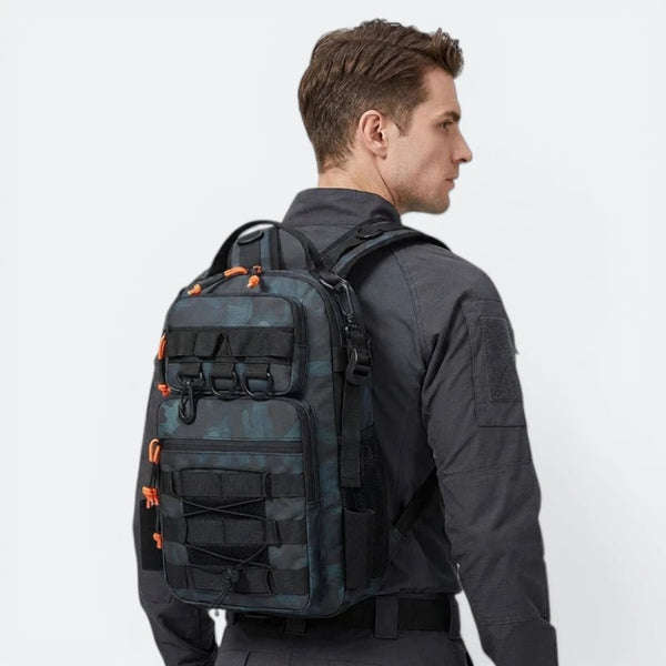 Sac à Dos Pour la Pêche Camouflage Gris Foncé - | AïtaVia