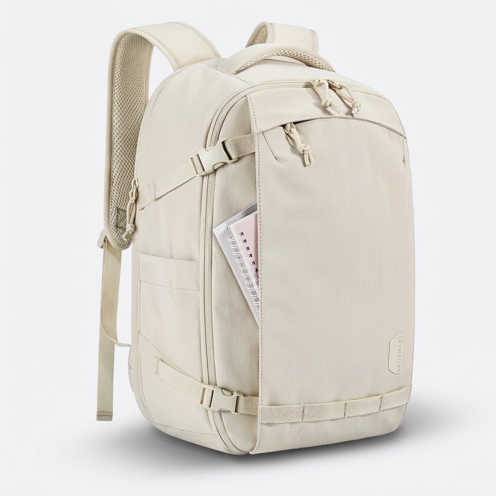 Sac à Dos Résistant à l'Eau Beige Lin - | AïtaVia