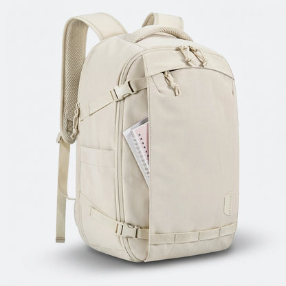 Sac à Dos Résistant à l'Eau Beige Lin - | AïtaVia