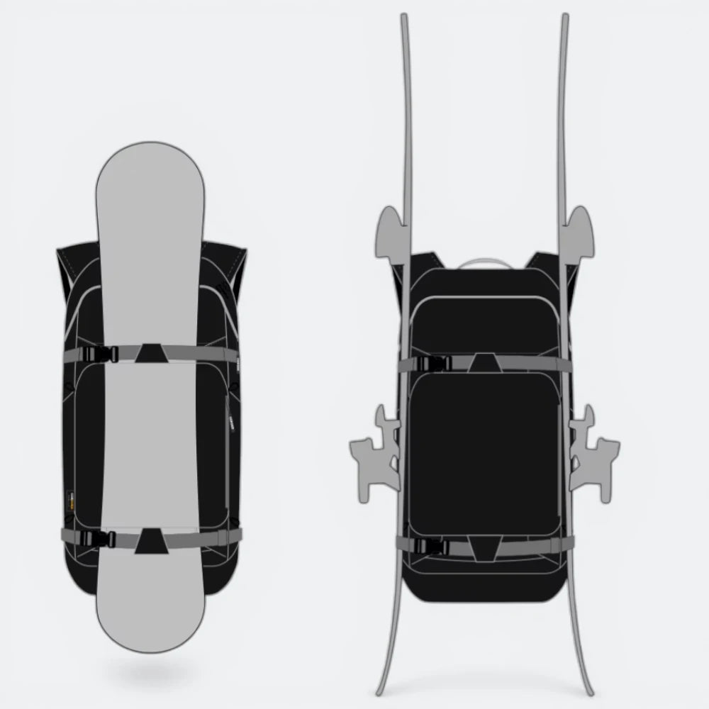 Sac à Dos Ski Imperméable Violet Indigo - | AïtaVia