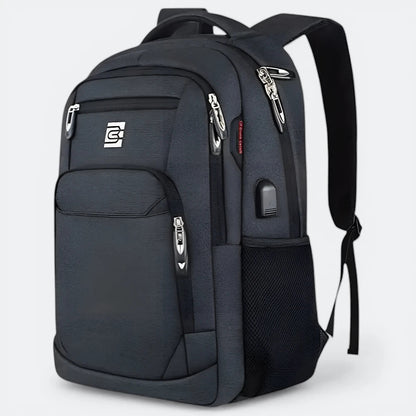 Sac à Dos Solide Ordinateur Antivol Gris Charbon - | AïtaVia