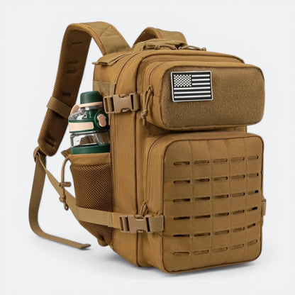 Sac à Dos Tactique Etanche Brun Doré - | AïtaVia