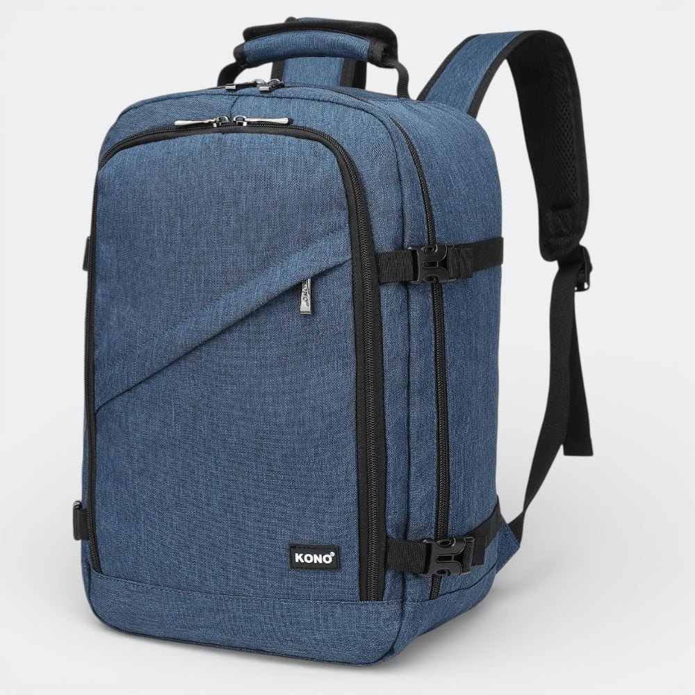 Sac à Dos Voyage Avion Cabine Bleu Gris - | AïtaVia