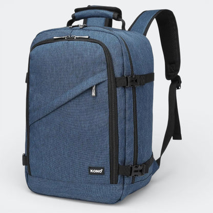 Sac à Dos Voyage Avion Cabine Bleu Gris - | AïtaVia