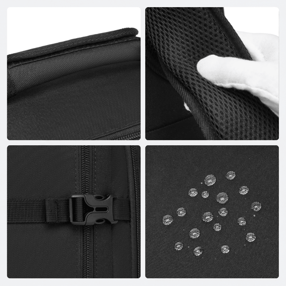 Sac à Dos Voyage Avion Cabine Gris Acier - | AïtaVia