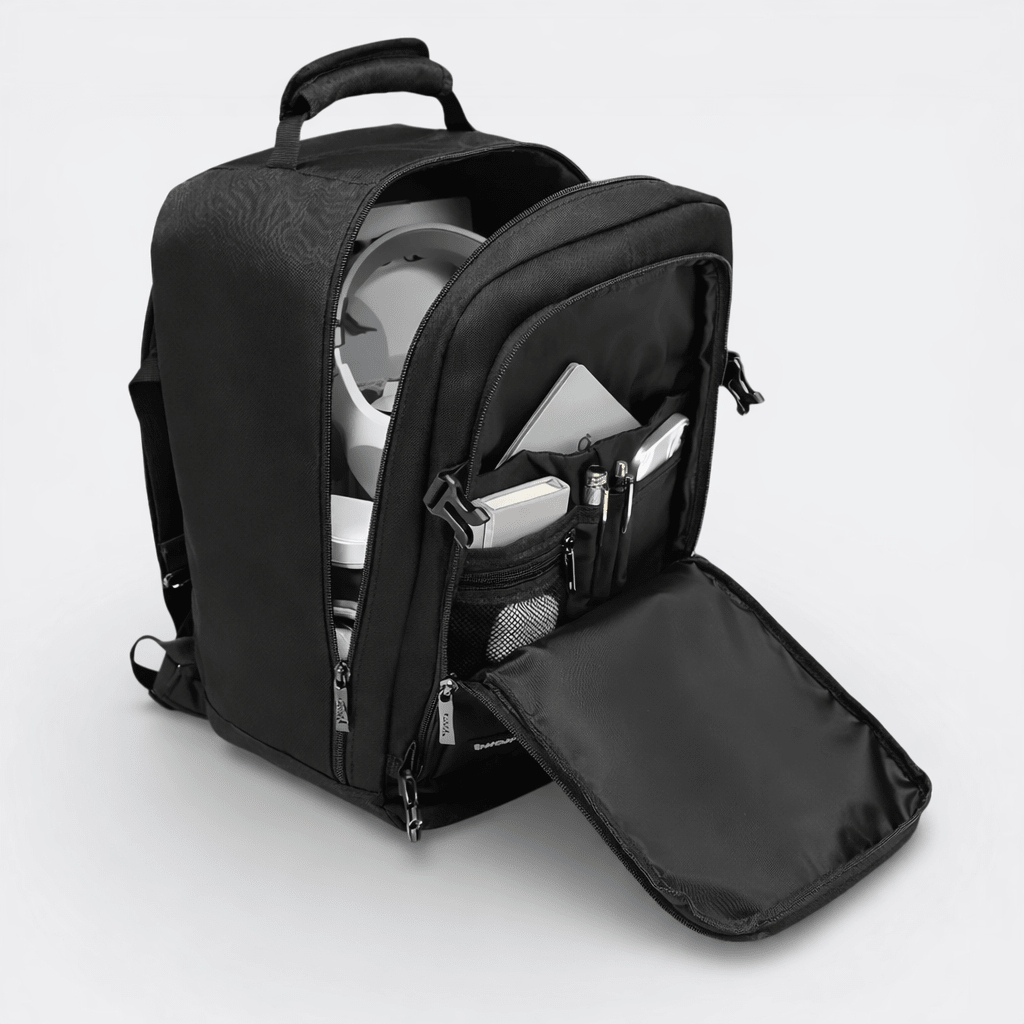 Sac à Dos Voyage Avion Cabine Gris Acier - | AïtaVia