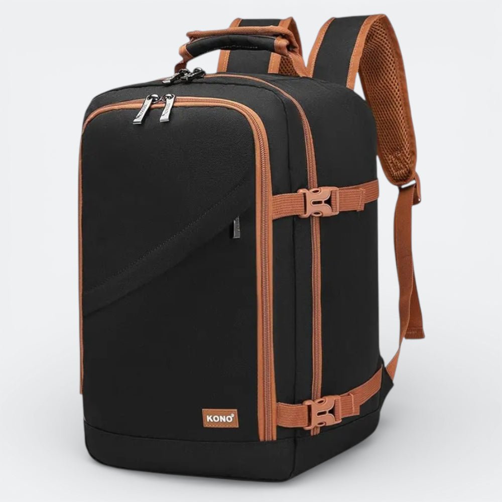 Sac à Dos Voyage Avion Cabine Noir Charbon - | AïtaVia