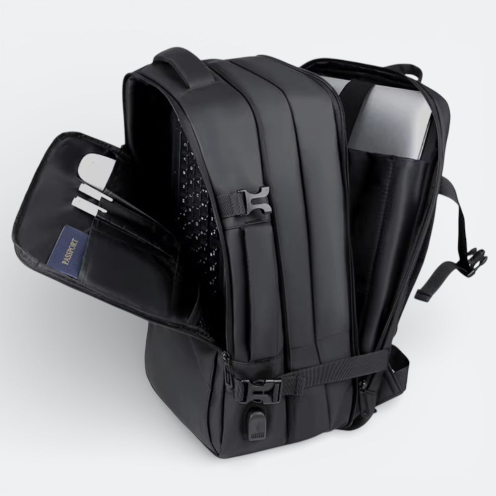 Sac à Dos Voyage Extensible Gris Neutre - | AïtaVia