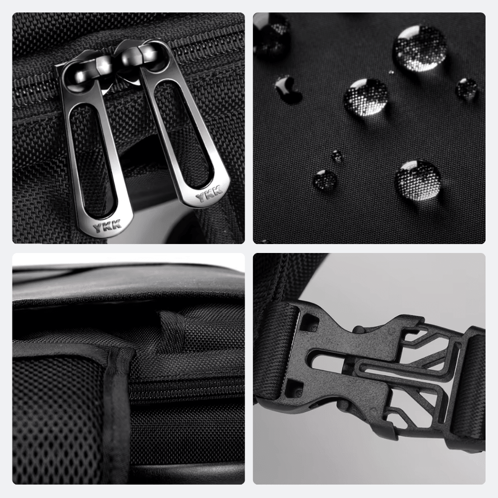 Sac à Dos Voyage pour Ordinateur Noir & Jaune - | AïtaVia