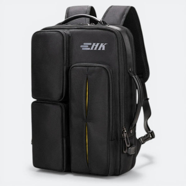 Sac à Dos Voyage pour Ordinateur Noir & Jaune - | AïtaVia