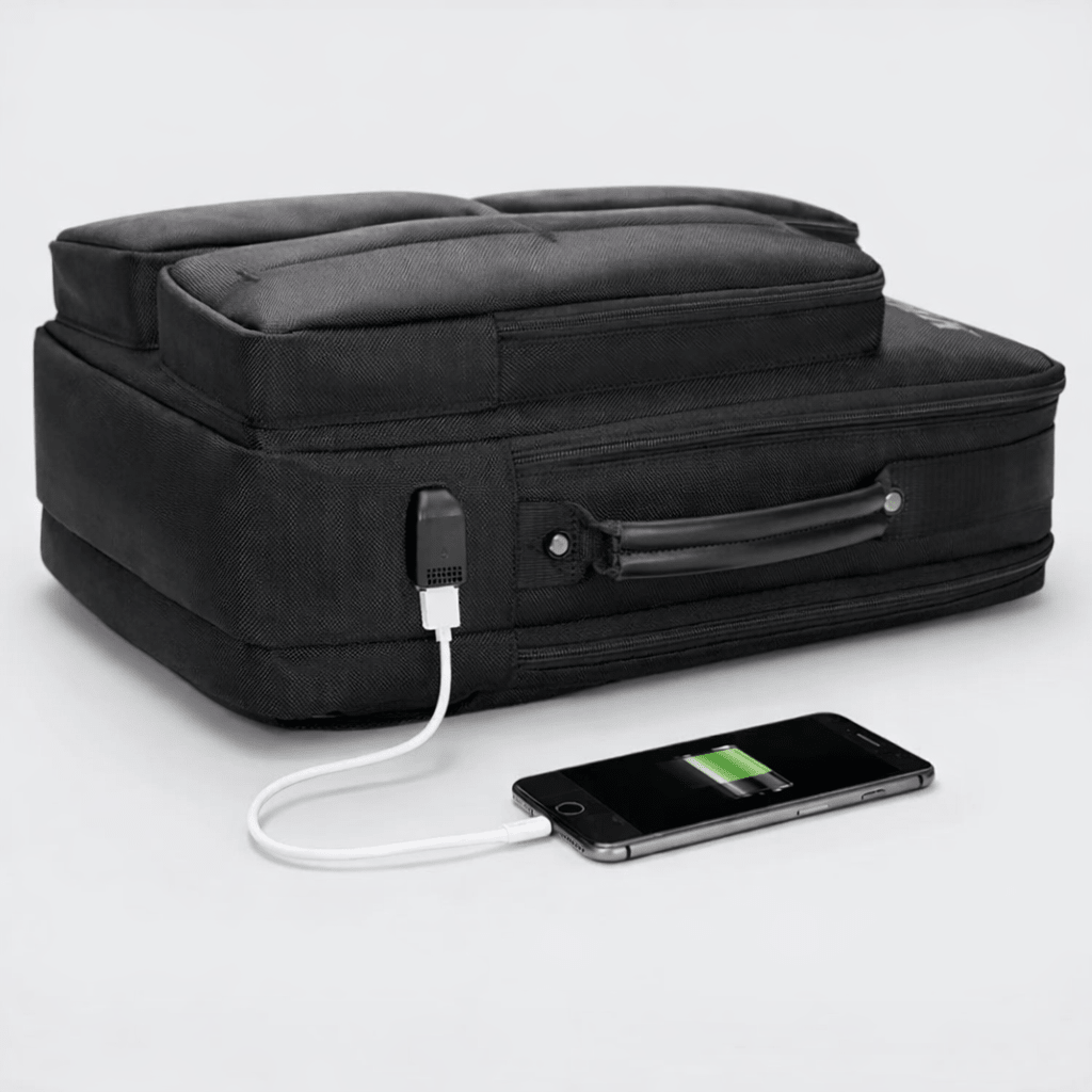 Sac à Dos Voyage pour Ordinateur Noir & Jaune - | AïtaVia