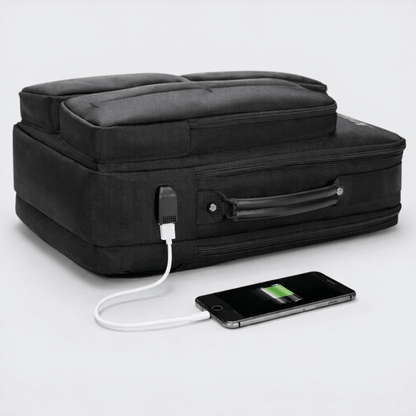 Sac à Dos Voyage pour Ordinateur Noir & Jaune - | AïtaVia