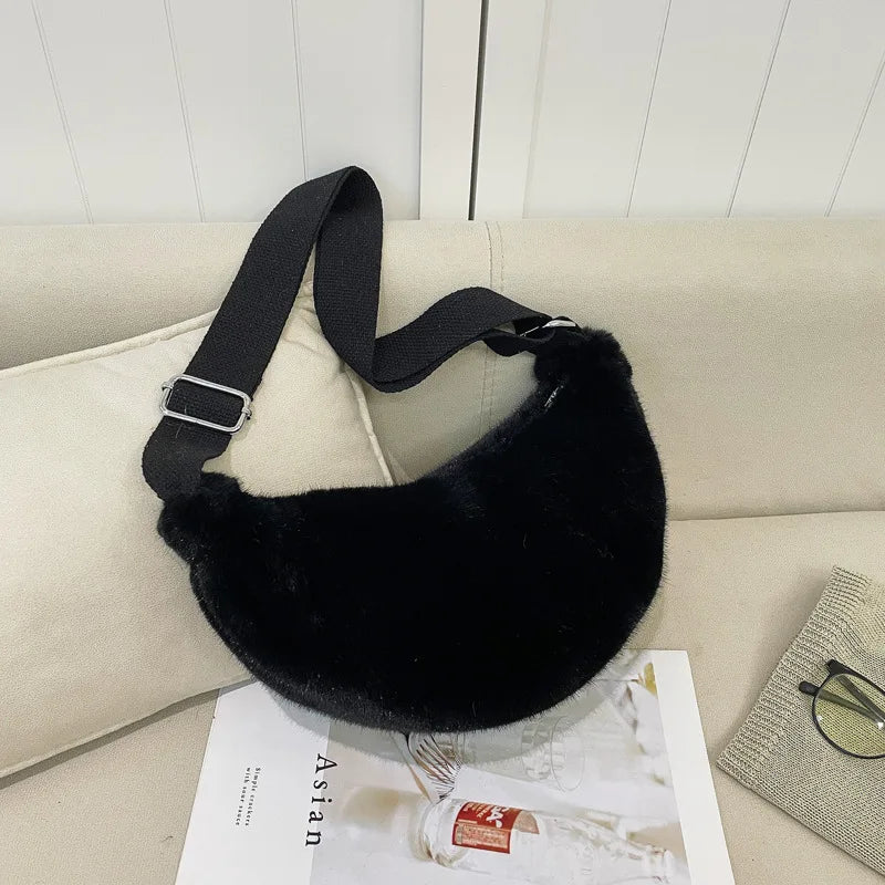 Sac Banane Fourrure Femme – Élégance & Confort Hivernal