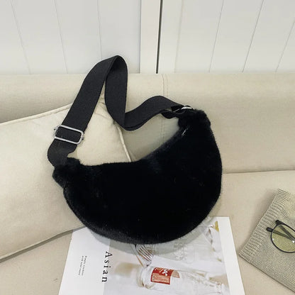 Sac Banane Fourrure Femme – Élégance & Confort Hivernal